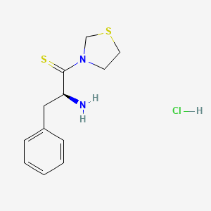 molecular formula C12H17ClN2S2 B1170475 Hcl-phe-psi[CS-N]-thiazolidide CAS No. 184360-56-3