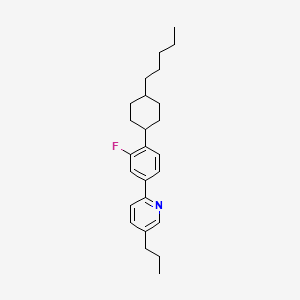 2-[3-Fluoro-4-(4-pentylcyclohexyl)phenyl]-5-propylpyridine