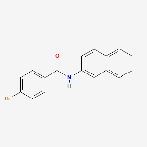 molecular formula C17H12BrNO B11704773 4-bromo-N-(naphthalen-2-yl)benzamide 