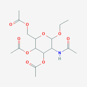 (5-Acetamido-3,4-diacetyloxy-6-ethoxyoxan-2-yl)methyl acetate