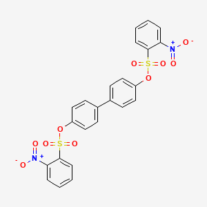 Biphenyl-4,4'-diyl bis(2-nitrobenzenesulfonate)