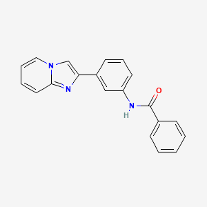 N-(3-imidazo[1,2-a]pyridin-2-ylphenyl)benzamide