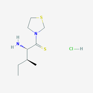 molecular formula C9H19ClN2S2 B1170486 HCl-Ile-Psi[CS-N]-Thiazolidide CAS No. 184360-58-5