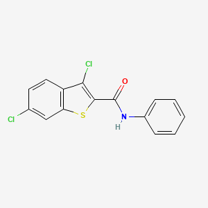 3,6-dichloro-N-phenyl-1-benzothiophene-2-carboxamide