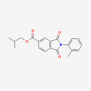 2-Methylpropyl 2-(2-methylphenyl)-1,3-dioxoisoindole-5-carboxylate