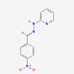 4-Nitrobenzaldehyde 2-pyridinylhydrazone