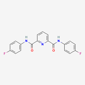 N,N'-bis(4-fluorophenyl)pyridine-2,6-dicarboxamide