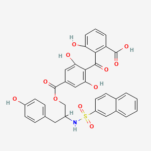 molecular formula C53H50BP B1170497 Acyclic Balanol Analog 16b CAS No. 184592-61-8