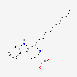 molecular formula C21H30N2O2 B11704991 1-Nonyl-2,3,4,9-tetrahydro-1H-beta-carboline-3-carboxylic acid 