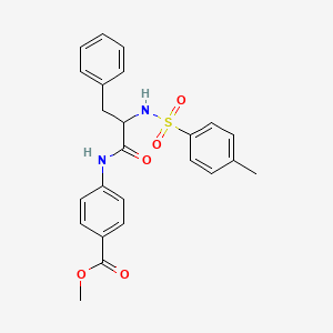 methyl 4-({N-[(4-methylphenyl)sulfonyl]phenylalanyl}amino)benzoate