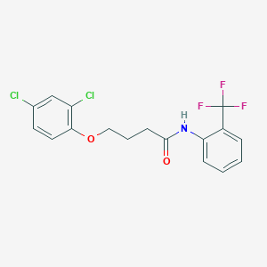 4-(2,4-dichlorophenoxy)-N-[2-(trifluoromethyl)phenyl]butanamide