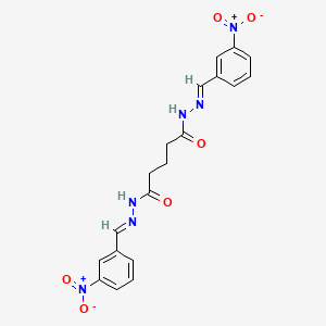 N'(1),N'(5)-Bis(3-nitrobenzylidene)pentanedihydrazide