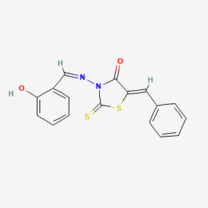 Rhodanine, 5-benzylidene-3-salicylideneamino-