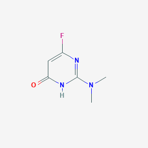 2-(Dimethylamino)-6-fluoropyrimidin-4(1H)-one