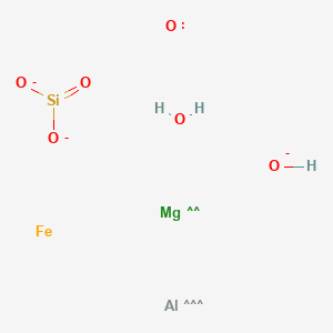 molecular formula AlFeH3MgO6Si-3 B1170534 Vermiculite CAS No. 1318-00-9