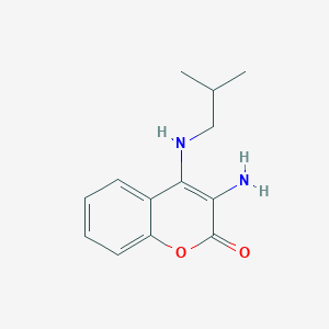 3-Amino-4-isobutylamino-chromen-2-one