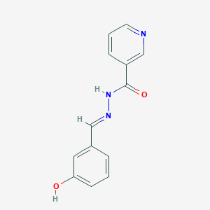 N'-[(E)-(3-hydroxyphenyl)methylidene]pyridine-3-carbohydrazide