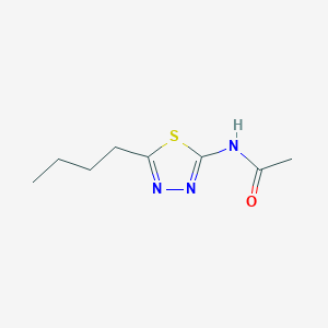 N-(5-butyl-1,3,4-thiadiazol-2-yl)acetamide