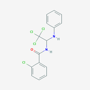 N-(1-anilino-2,2,2-trichloroethyl)-2-chlorobenzamide