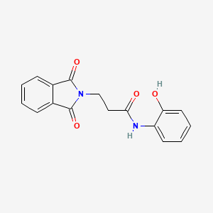 3-(1,3-dioxo-1,3-dihydro-2H-isoindol-2-yl)-N-(2-hydroxyphenyl)propanamide