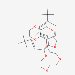 Dibenz[b,n][1,4,7,10,13,16,19,22]octaoxacyclotetracosin,2,16(or2,17)-bis(1,1-dimethylethyl)-6,7,9,10,12,13,20,21,23,24,26,27-dodecahydro-