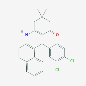 12-(3,4-dichlorophenyl)-9,9-dimethyl-8,9,10,12-tetrahydrobenzo[a]acridin-11(7H)-one