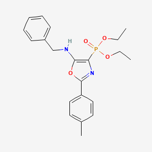 Diethyl [5-(benzylamino)-2-(4-methylphenyl)-1,3-oxazol-4-yl]phosphonate