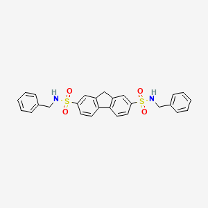 N,N'-dibenzyl-9H-fluorene-2,7-disulfonamide