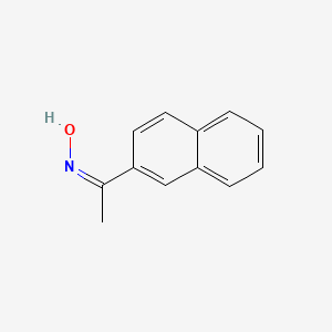 molecular formula C12H11NO B11705555 (Z)-1-(Naphthalen-2-yl)ethanone oxime CAS No. 100485-60-7