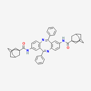 N,N'-[(5Z,11Z)-6,12-Diphenyldibenzo[B,F][1,5]diazocine-2,8-diyl]DI(1-adamantanecarboxamide)