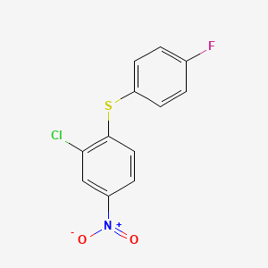 molecular formula C12H7ClFNO2S B1170563 2-Chloro-4-nitrophenyl 4-fluorophenyl sulfide 
