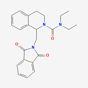 1-[(1,3-dioxo-1,3-dihydro-2H-isoindol-2-yl)methyl]-N,N-diethyl-3,4-dihydroisoquinoline-2(1H)-carboxamide