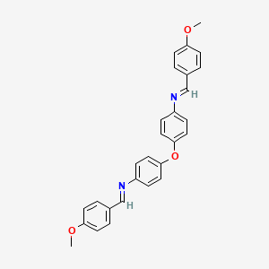 N-(4-Methoxybenzylidene)-N-(4-{4-[(4-methoxybenzylidene)amino]phenoxy}phenyl)amine