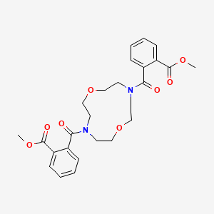 Dimethyl 2,2'-(1,7-dioxa-4,10-diazacyclododecane-4,10-diyldicarbonyl)dibenzoate