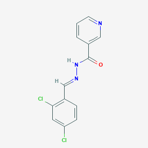 N'-[(E)-(2,4-dichlorophenyl)methylidene]pyridine-3-carbohydrazide