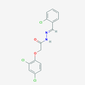 N'-[(E)-(2-chlorophenyl)methylidene]-2-(2,4-dichlorophenoxy)acetohydrazide