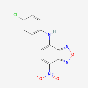 N-(4-chlorophenyl)-4-nitro-2,1,3-benzoxadiazol-7-amine