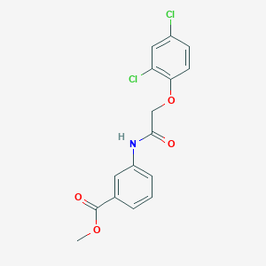 Methyl 3-[2-(2,4-dichlorophenoxy)acetamido]benzoate