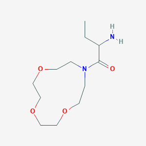 2-Amino-1-(1,4,7-trioxa-10-azacyclododecan-10-yl)butan-1-one