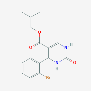 2-Methylpropyl 4-(2-bromophenyl)-6-methyl-2-oxo-1,2,3,4-tetrahydropyrimidine-5-carboxylate