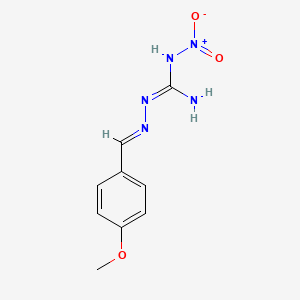 (2E)-2-(4-methoxybenzylidene)-N-nitrohydrazinecarboximidamide