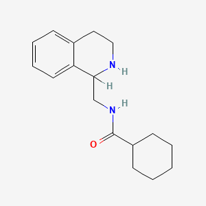 N-(1,2,3,4-tetrahydroisoquinolin-1-ylmethyl)cyclohexanecarboxamide