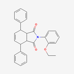 2-(2-Ethoxyphenyl)-4,7-diphenyl-3a,4,7,7a-tetrahydro-1H-isoindole-1,3(2H)-dione