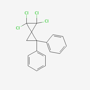 1,1,2,2-Tetrachloro-4,4-diphenylspiro[2.2]pentane