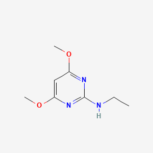 molecular formula C8H13N3O2 B11705915 N-ethyl-4,6-dimethoxypyrimidin-2-amine 