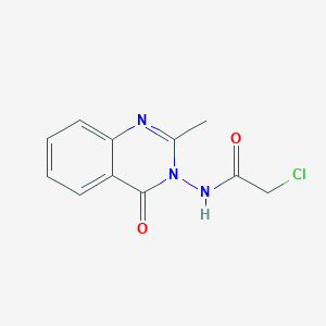 Acetamide, 2-chloro-N-(2-methyl-4-oxo-3(4H)-quinazolinyl)-