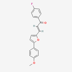 (2E)-1-(4-fluorophenyl)-3-[5-(4-methoxyphenyl)furan-2-yl]prop-2-en-1-one