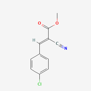 methyl (2E)-3-(4-chlorophenyl)-2-cyanoprop-2-enoate