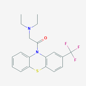 2-(diethylamino)-1-[2-(trifluoromethyl)-10H-phenothiazin-10-yl]ethanone