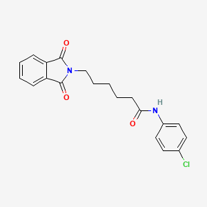 2H-Isoindole-2-hexanamide, N-(4-chlorophenyl)-1,3-dihydro-1,3-dioxo-